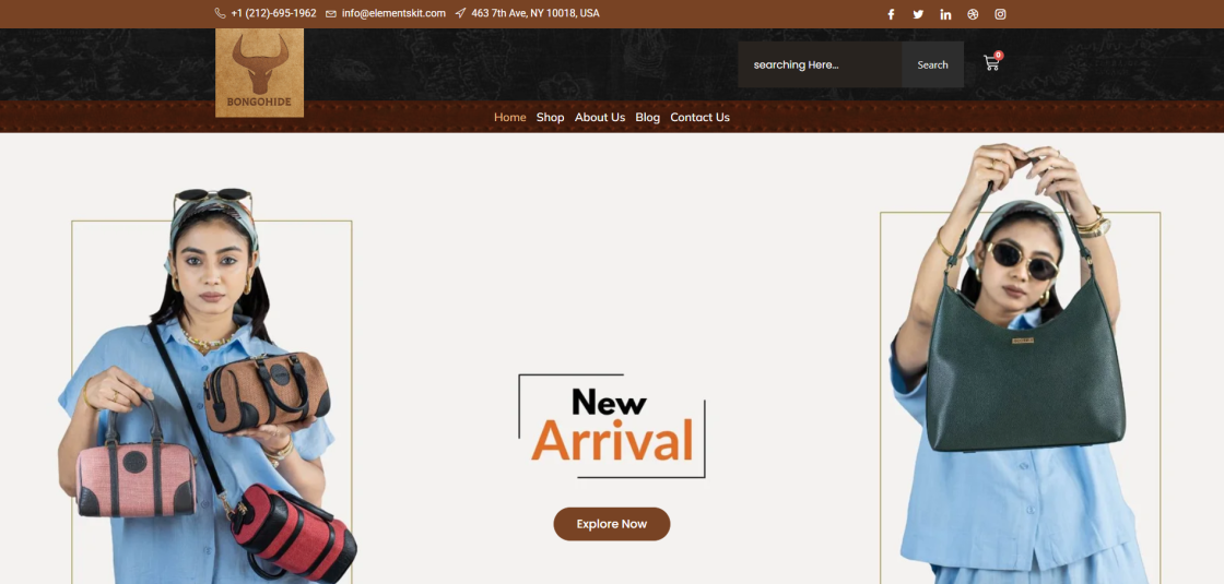 BongoHide — Premium Leather Goods E-Commerce Platform