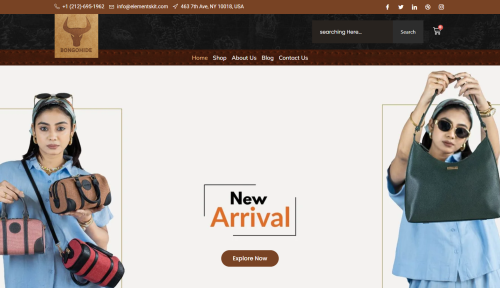 BongoHide — Premium Leather Goods E-Commerce Platform